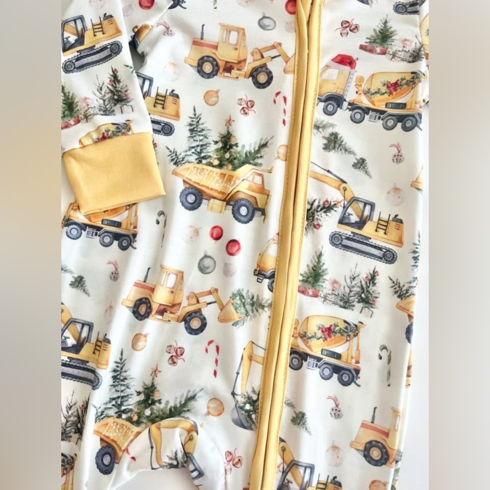 Christmas Construction Pajamas